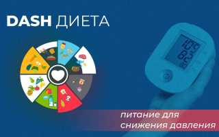 Даш диета — меню на неделю с рецептами