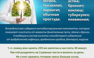 Противопоказания к применению исландского мха