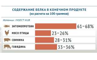 Содержание белка в разных видах мяса