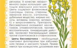 Химический состав бессмертника — особенности и польза